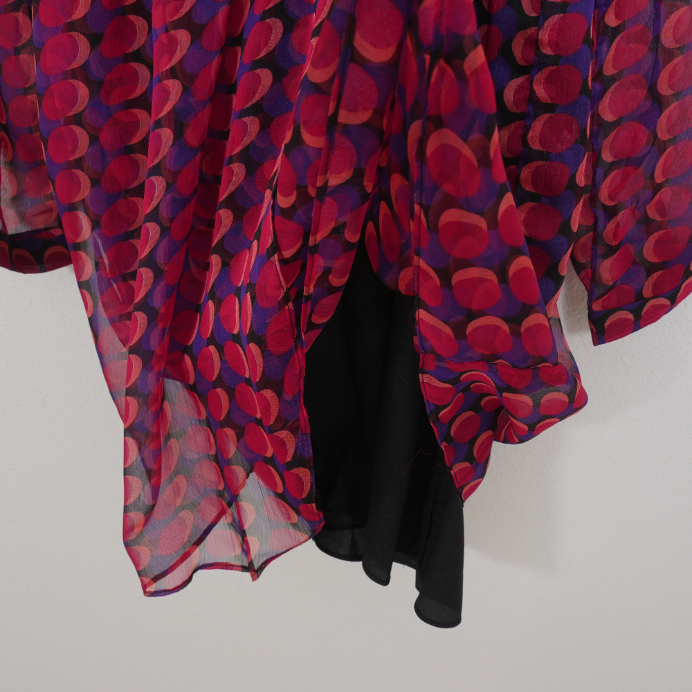 Long Sleeve Geo Pattern Dress - Picture 5 of 8